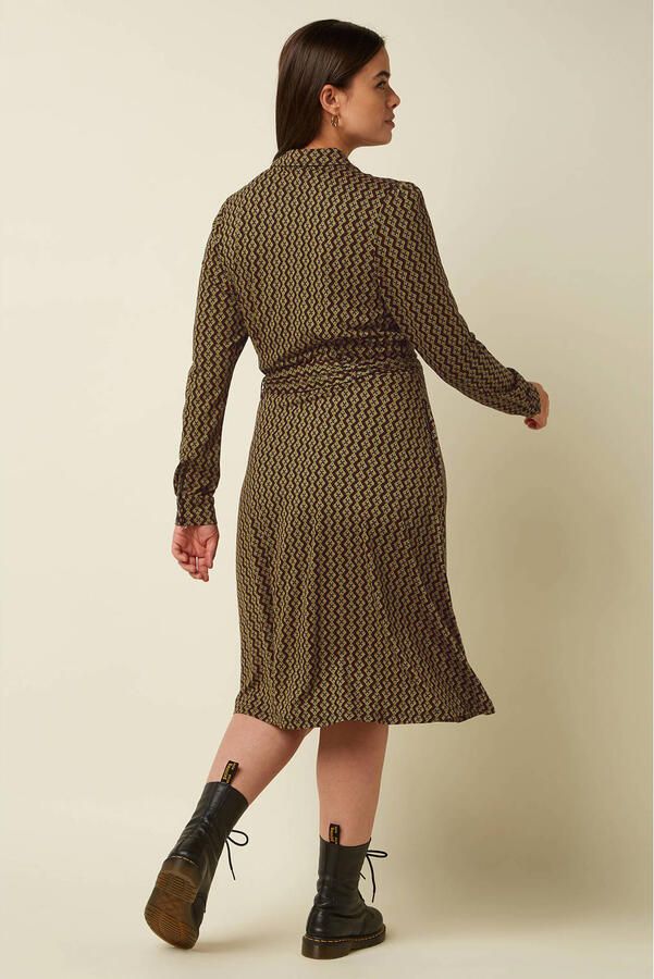 King Louie midi jurk met print zwart - Foto 3