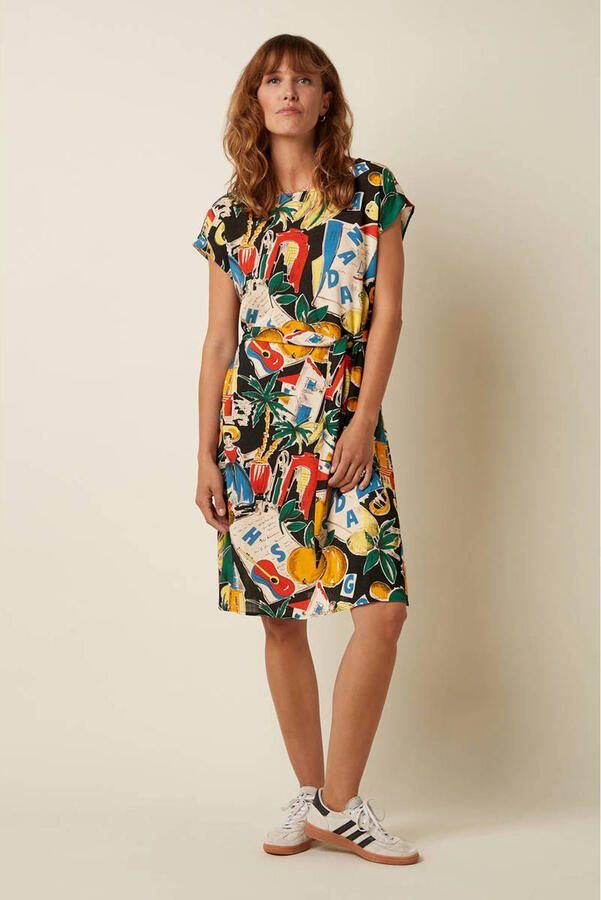 King Louie midi jurk multi