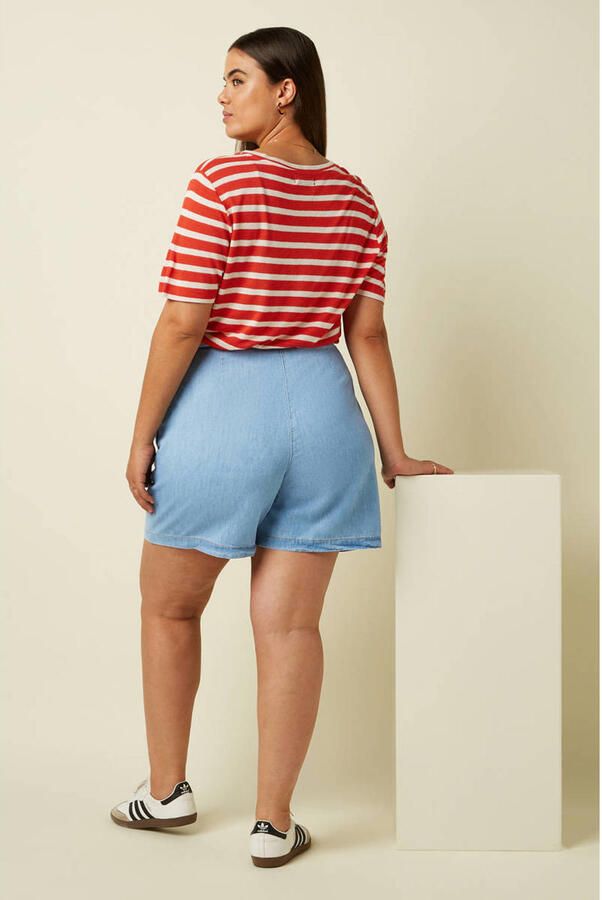 King Louie regular waist short light blue denim - Foto 3