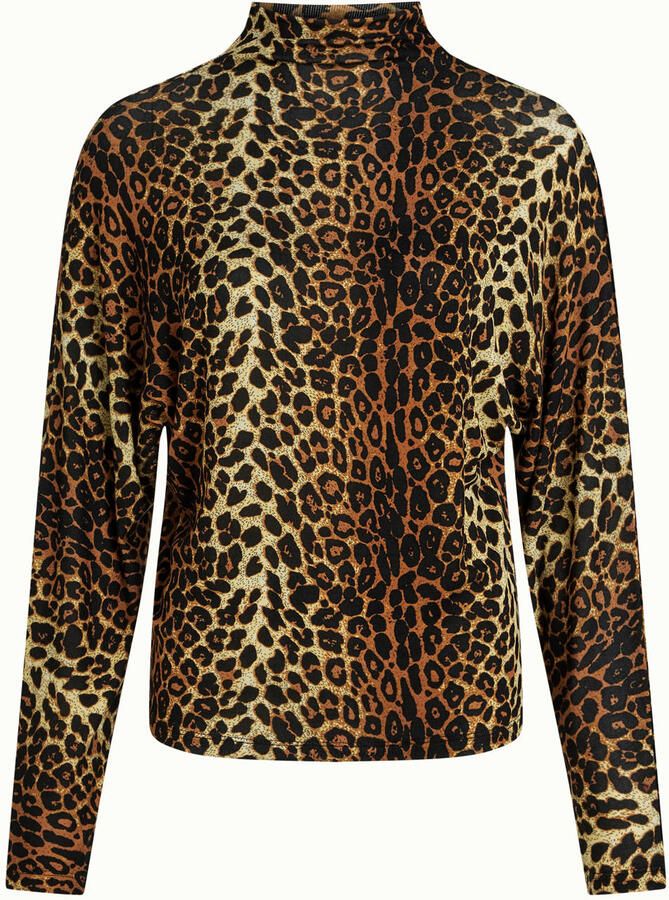 King louie Blouse 10835 Valenina Fago Jersey Natural