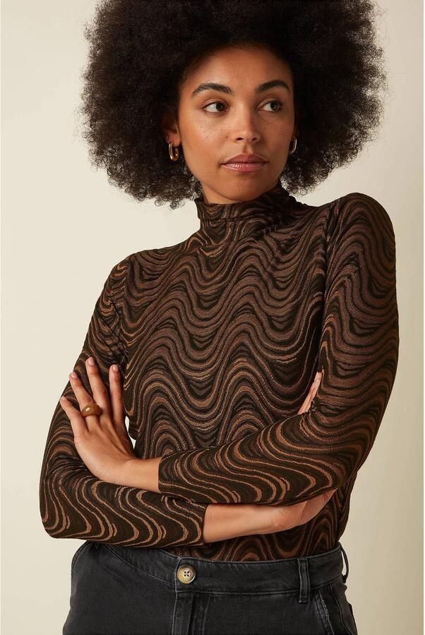 King Louie vintage top bruin