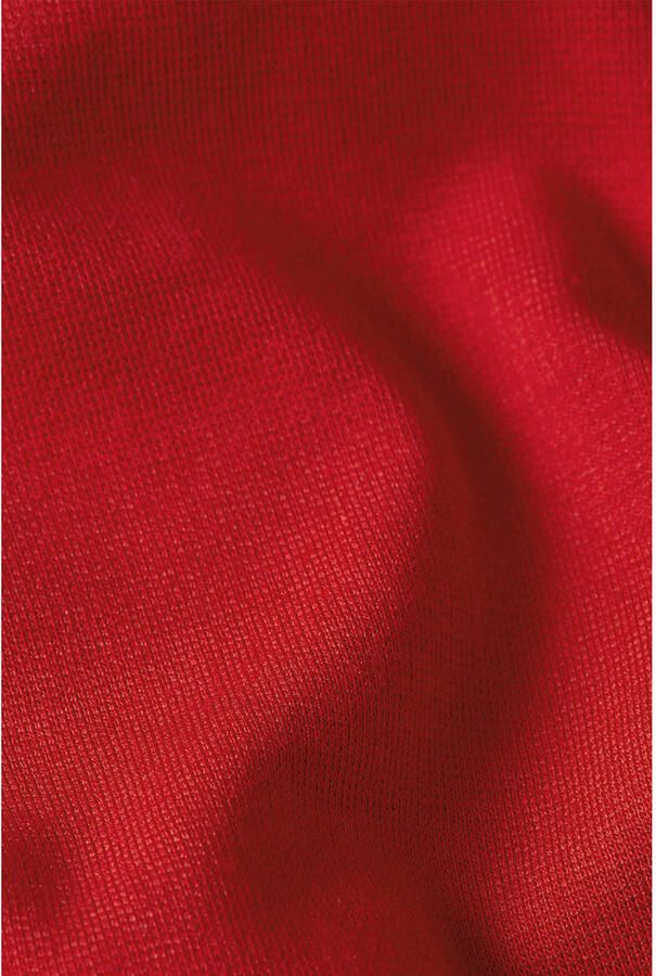 King Louie wide leg high waist gestreepte casual broek rood - Foto 2