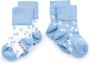 KipKep Blijf-Sokjes 0-6 mnd set van 2 party blue Sokken Blauw Biologisch katoen 6-12 mnd - Thumbnail 1