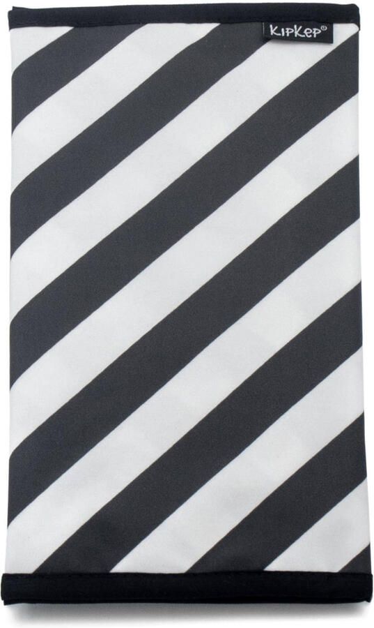 KipKep Napper luieretui Black Stripes Zwart All over print