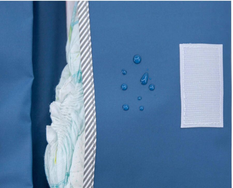 KipKep Napper luieretui denim blue Blauw Effen | Luieretui van - Foto 3