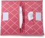 KipKep Napper luieretui dusty clay Roze Ruit | Luieretui van - Thumbnail 1