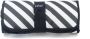 KipKep Napper verschoonmatje Black Stripes Zwart All over print - Thumbnail 1