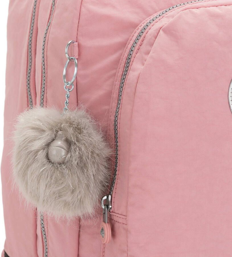 Kipling rugzak Class Room roze - Foto 3