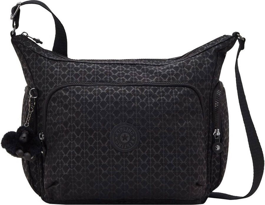 Kipling tas met print zwart