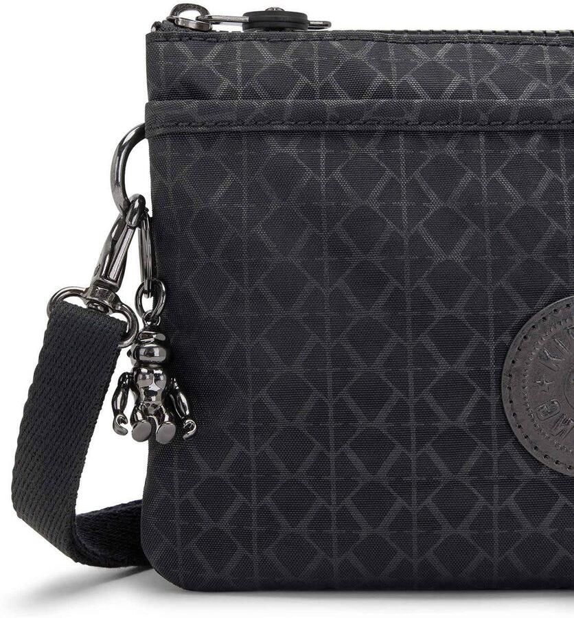 Kipling tas met print zwart - Foto 2