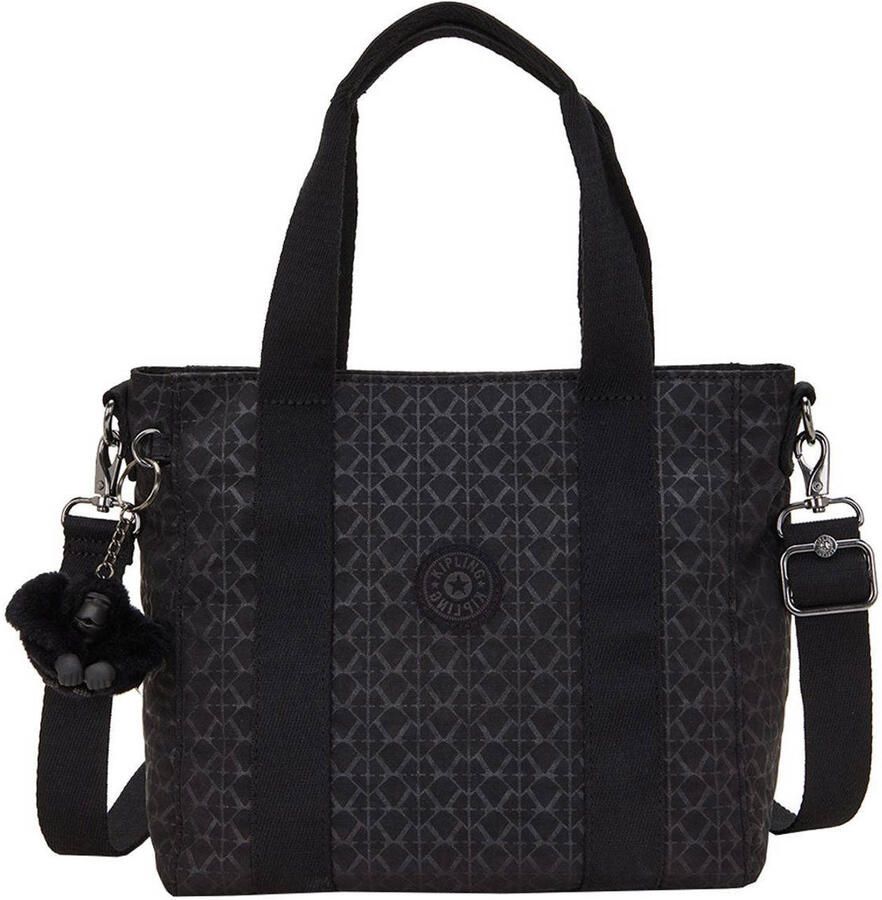 Kipling tas met print zwart
