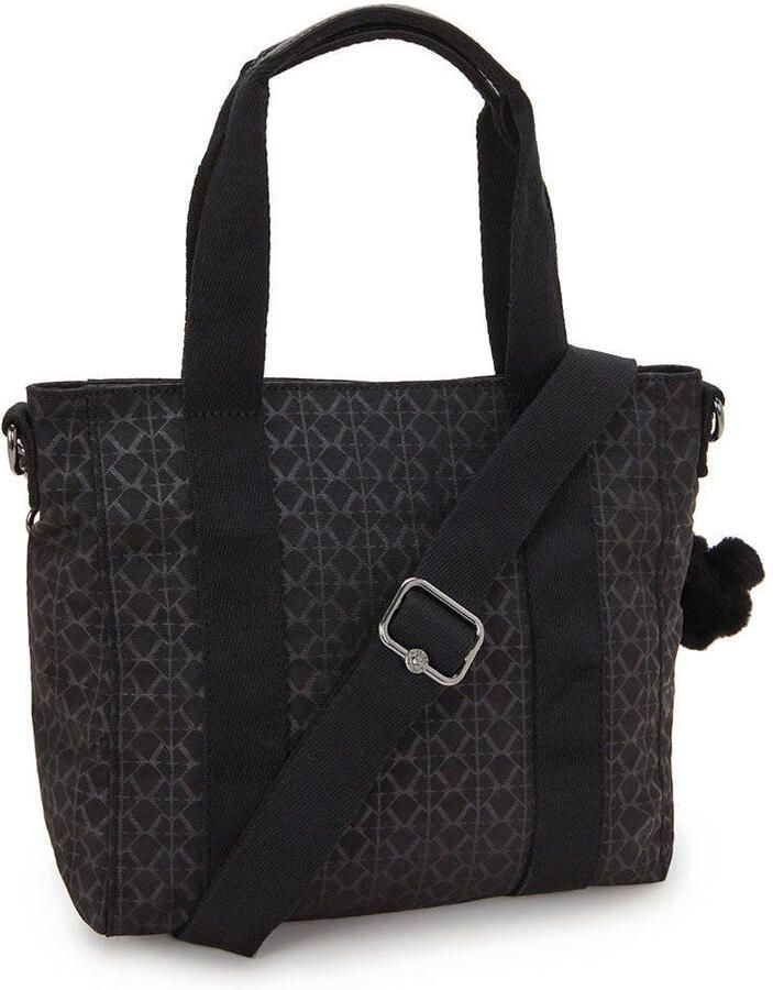 Kipling tas met print zwart - Foto 3