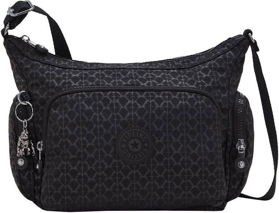 Kipling tas met print zwart