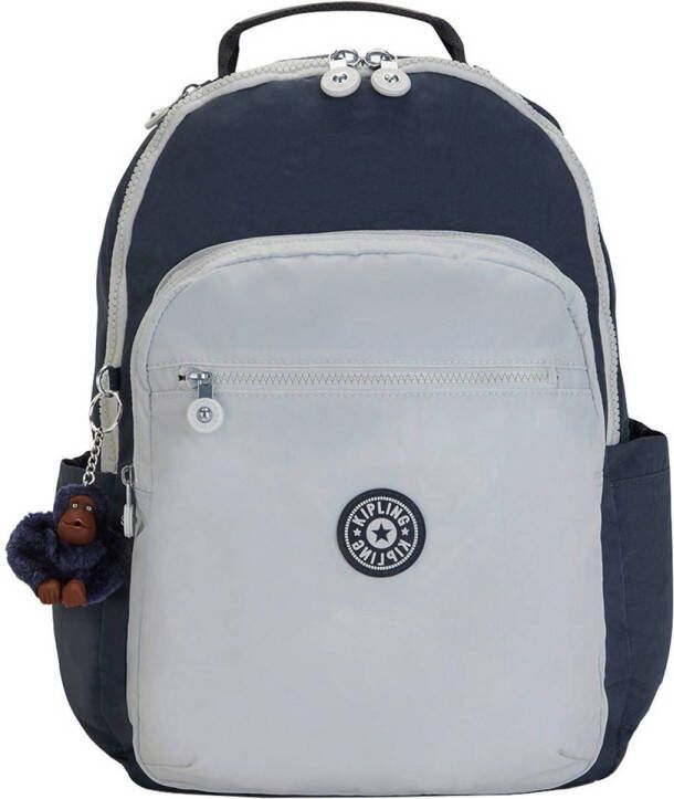 Kipling rugzak Seoul true blue grey