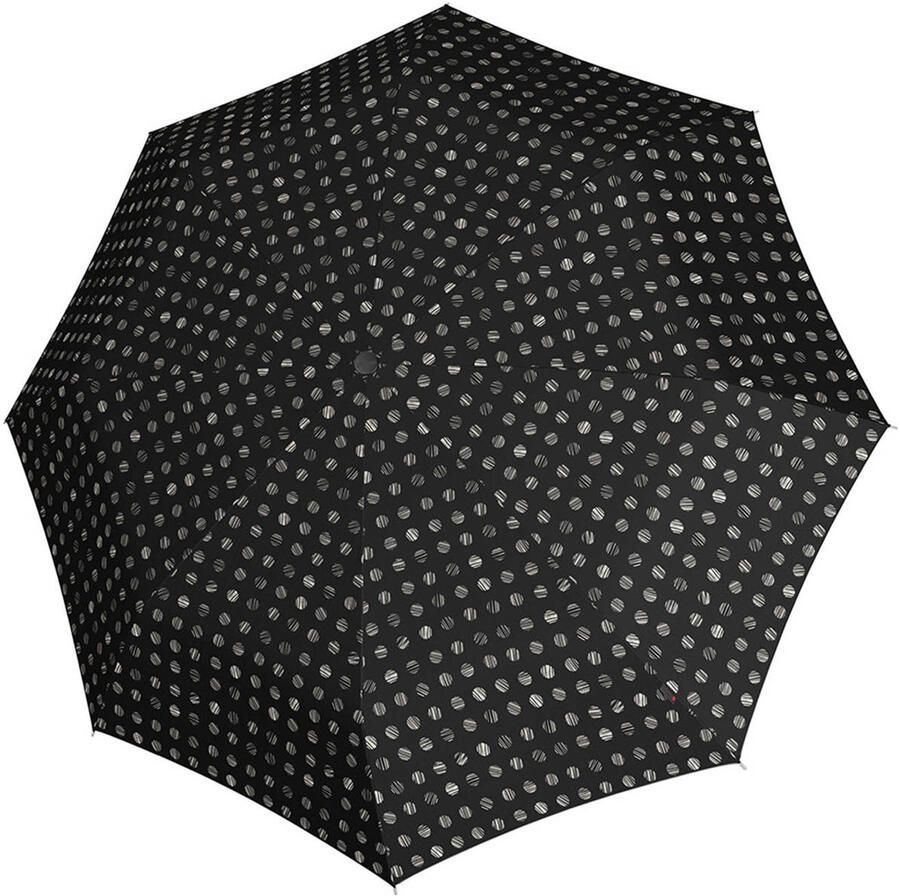Knirps paraplu A.200 Medium Duomatic zwart wit