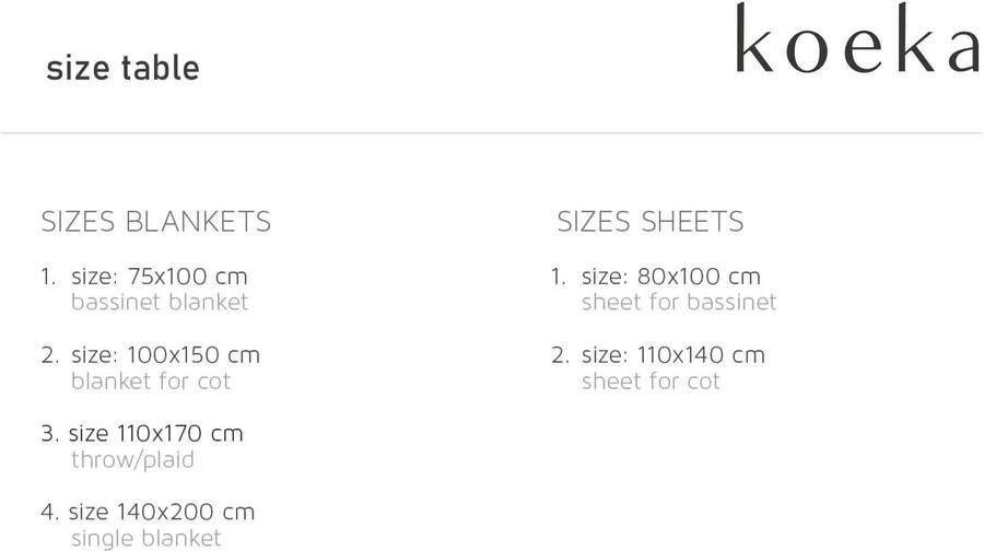 Koeka Ruffle baby wieglaken 80x100 cm warm white - Foto 3