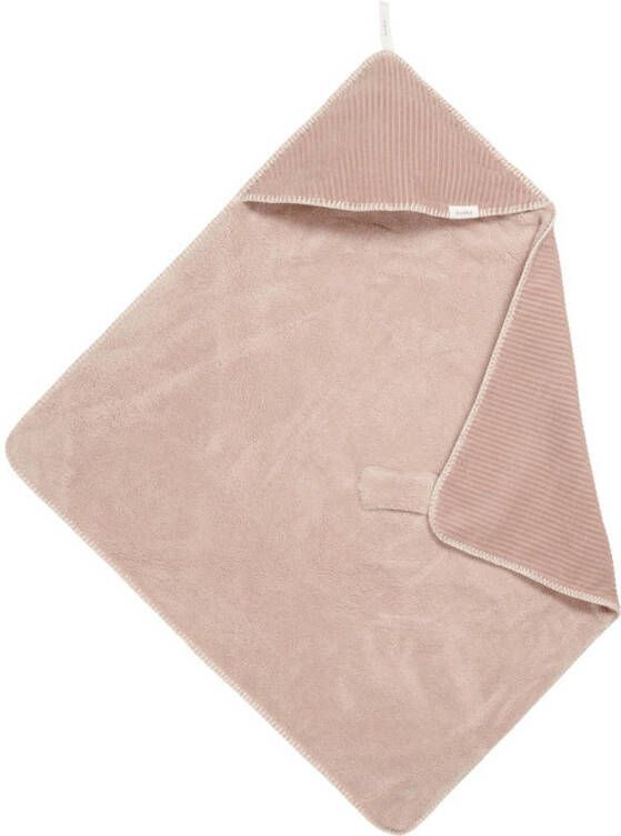 Koeka Vik omslagdoek teddy 100x100 cm Grey Pink