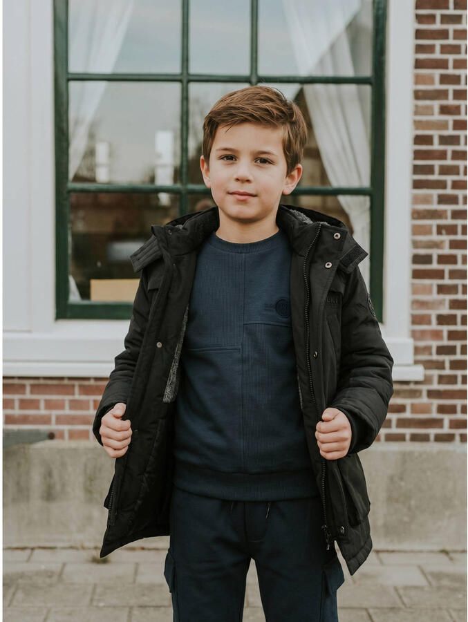 Koko Noko rechtvallende sweater donkerblauw - Foto 2