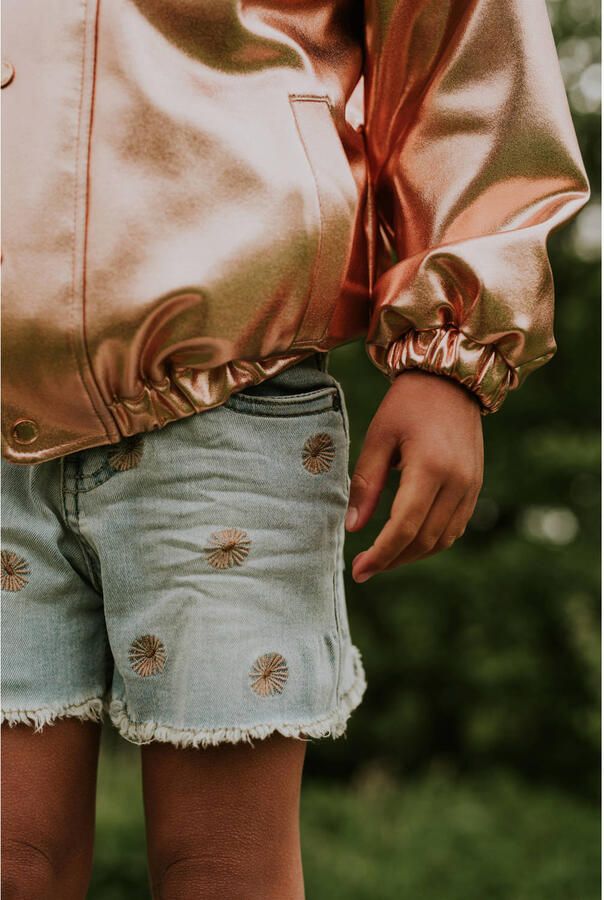 Koko Noko regular waist short light blue denim - Foto 4