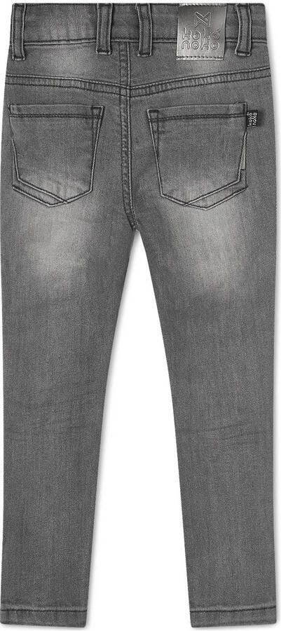 Koko Noko skinny jeans Nelly grijs stonewashed Meisjes Stretchdenim Effen 110 116 - Foto 1