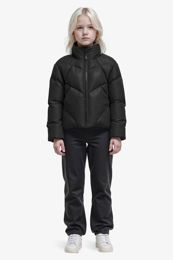 KRAKATAU Meisjes Jassen Qg524 Donkergrijs - Foto 6