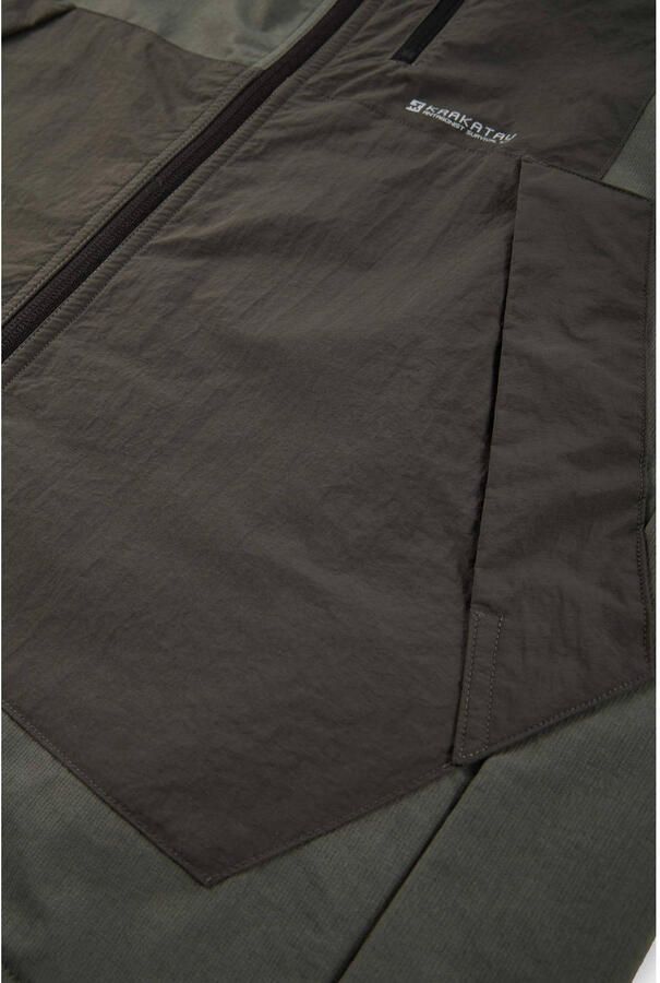 KRAKATAU softshell jas donkergroen - Foto 3