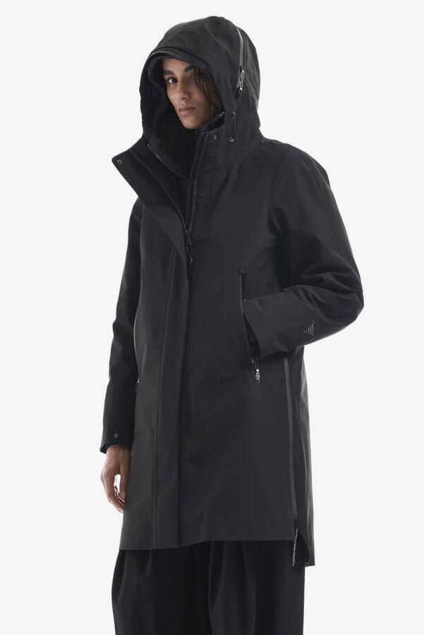 KRAKATAU winterjas zwart - Foto 1
