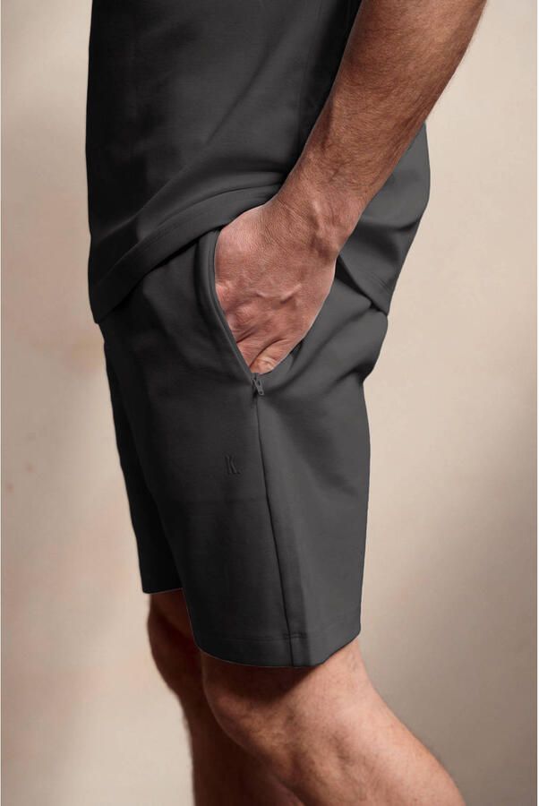 Kultivate Luxury regular sweatshort antraciet - Foto 3