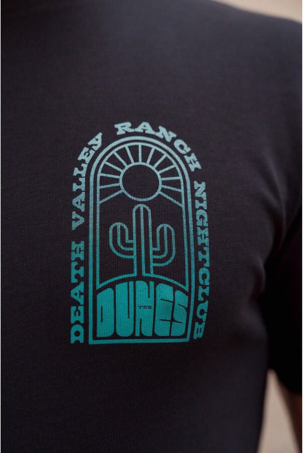 Kultivate regular fit T-shirt met backprint donkerblauw - Foto 2