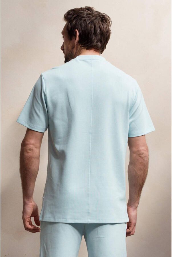 Kultivate regular T-shirt lichtblauw - Foto 3