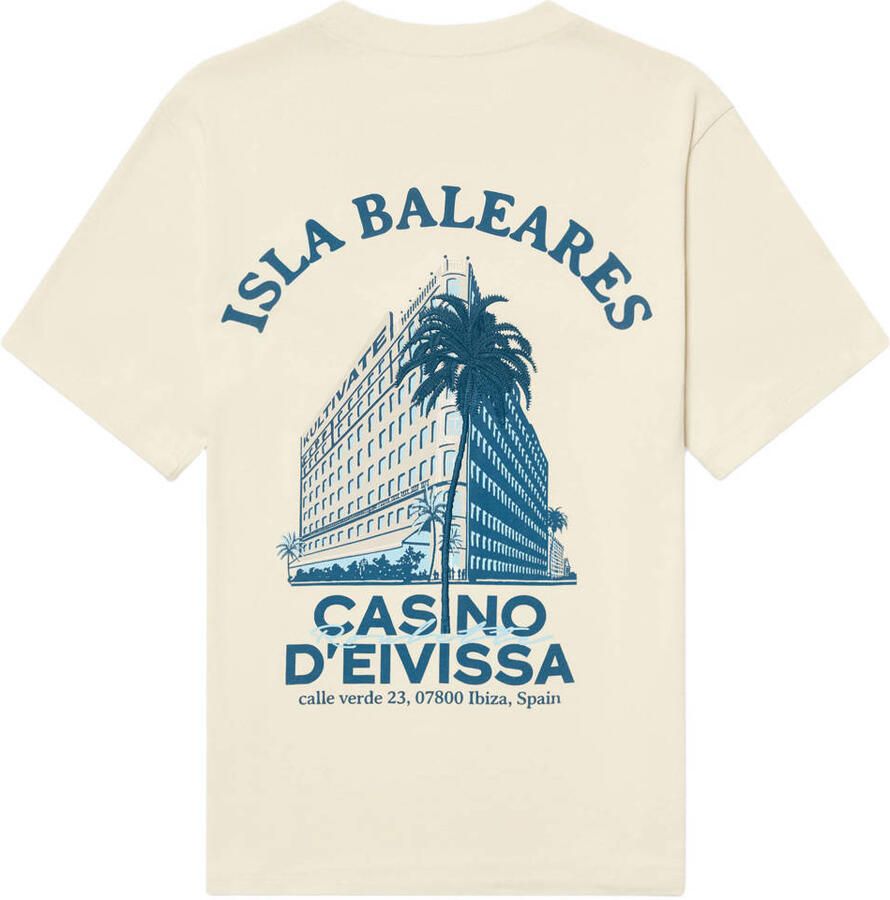 Kultivate regular T-shirt met backprint ecru - Foto 2