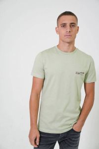 Kultivate T-shirt van biologisch katoen reseda