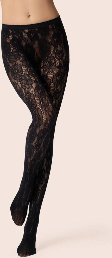 Kunert panty 30 denier Magical net lace zwart - Foto 3