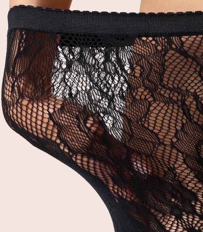 Kunert panty 30 denier Magical net lace zwart - Foto 2