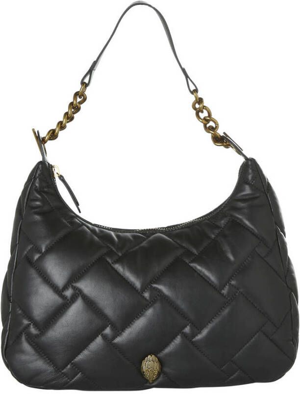 Kurt Geiger London Zwarte Schoudertas Kensington Soft Lg Hobo