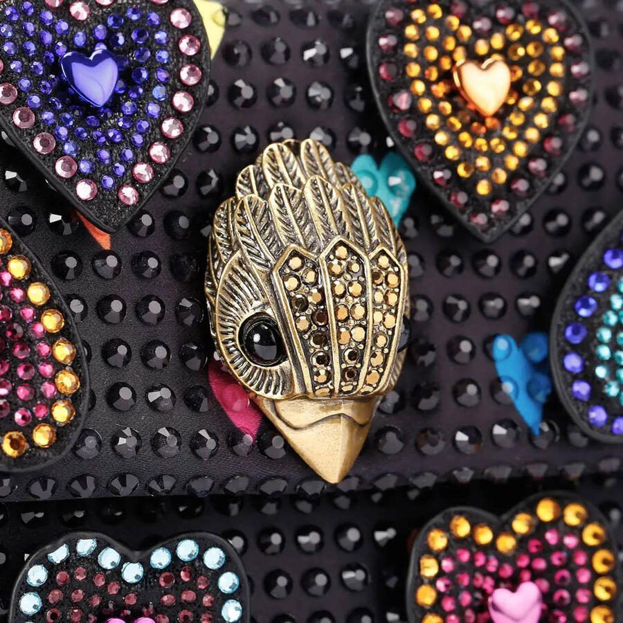 Kurt Geiger crossbody tas Kensington met strass zwart multi - Foto 2
