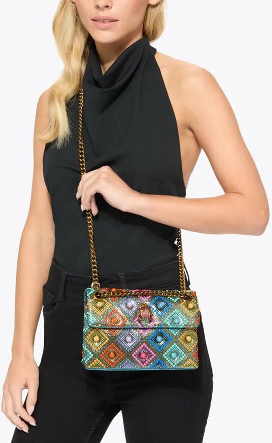 Kurt Geiger crossbody tas Mini Kensington Jewel met strass multi - Foto 2