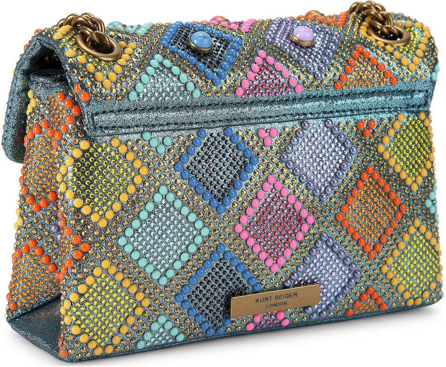 Kurt Geiger crossbody tas Mini Kensington Jewel met strass multi
