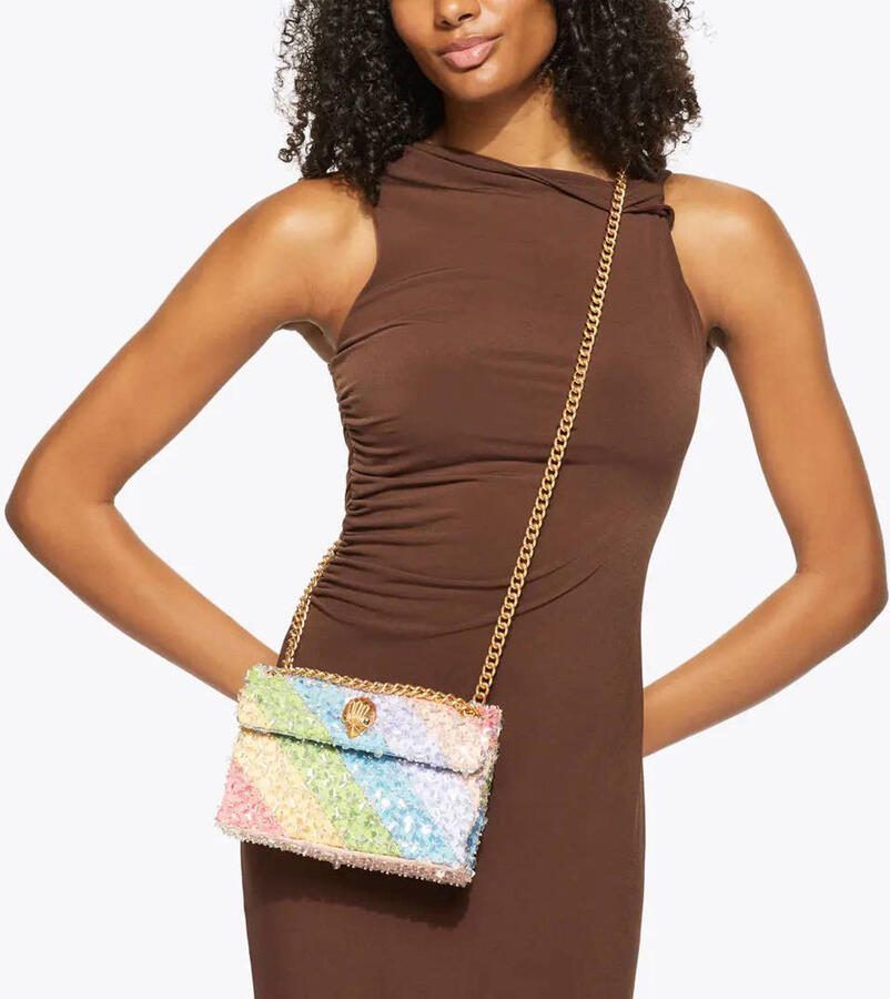 Kurt Geiger crossbody tas Mini Kensington met pailletten multi