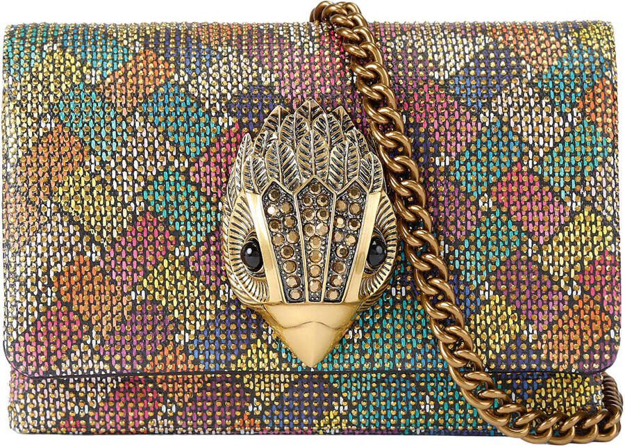 Kurt Geiger crossbody tas Mini Kensington met strass multi