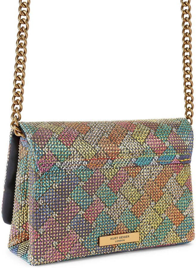 Kurt Geiger crossbody tas Mini Kensington met strass multi - Foto 3