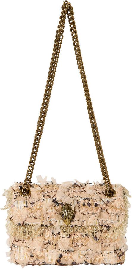 Kurt Geiger crossbody tas Tweed Mini Kensington beige - Foto 3