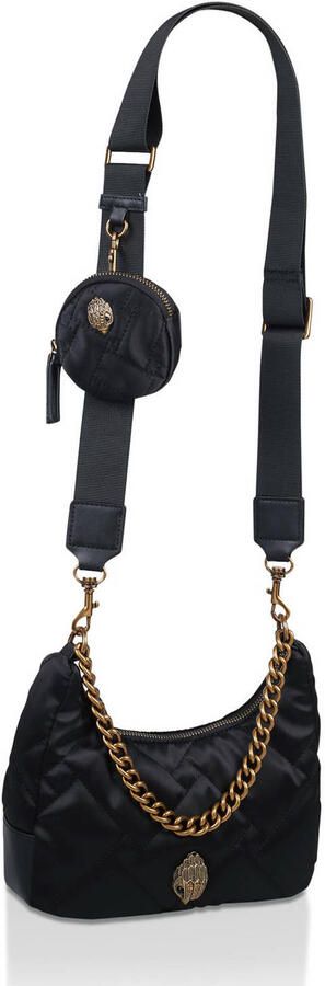 Kurt Geiger Gewatteerde schoudertas met kruisband Black Dames - Foto 3