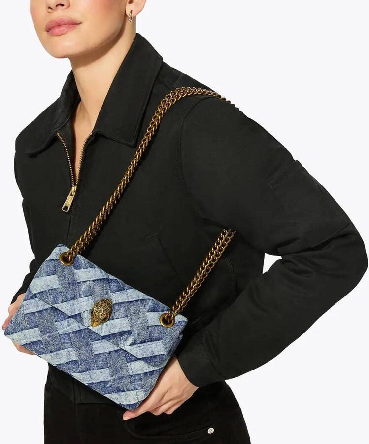 Kurt Geiger Mini Kensington Soft Tas Blauw Denim Blue Dames - Foto 2