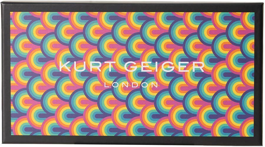 Kurt Geiger denim portemonnee Kensington met hartjes blauw - Foto 2