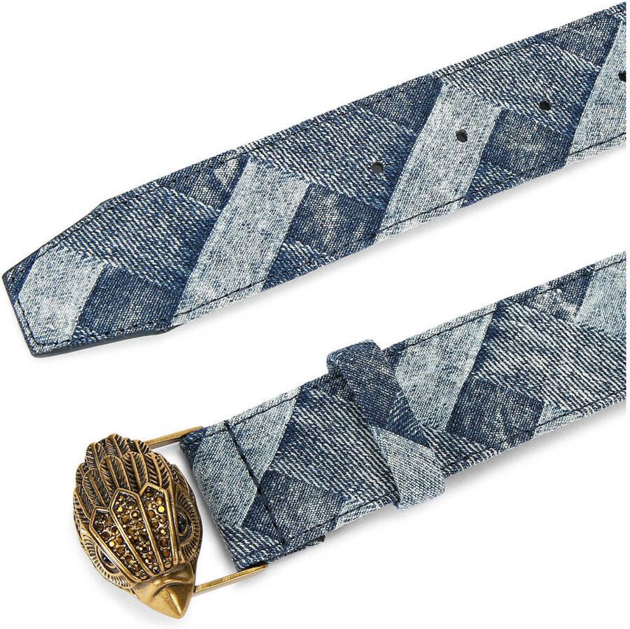 Kurt Geiger denim riem Kensington blauw - Foto 2