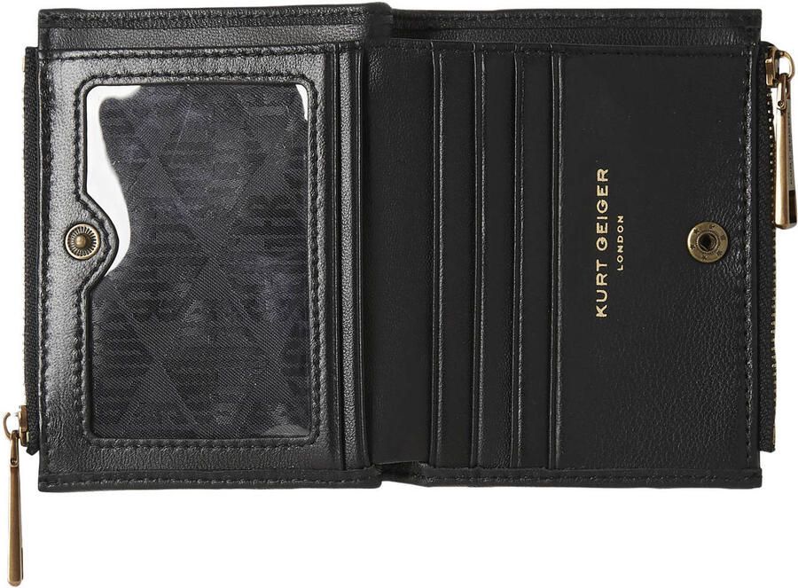 Kurt Geiger Elegante Kaarthouder Portemonnee Askern Portefeuille Black Dames - Foto 3