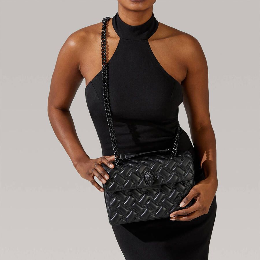 Kurt Geiger London Zwarte Schoudertas Kensington Bag Drench - Foto 2