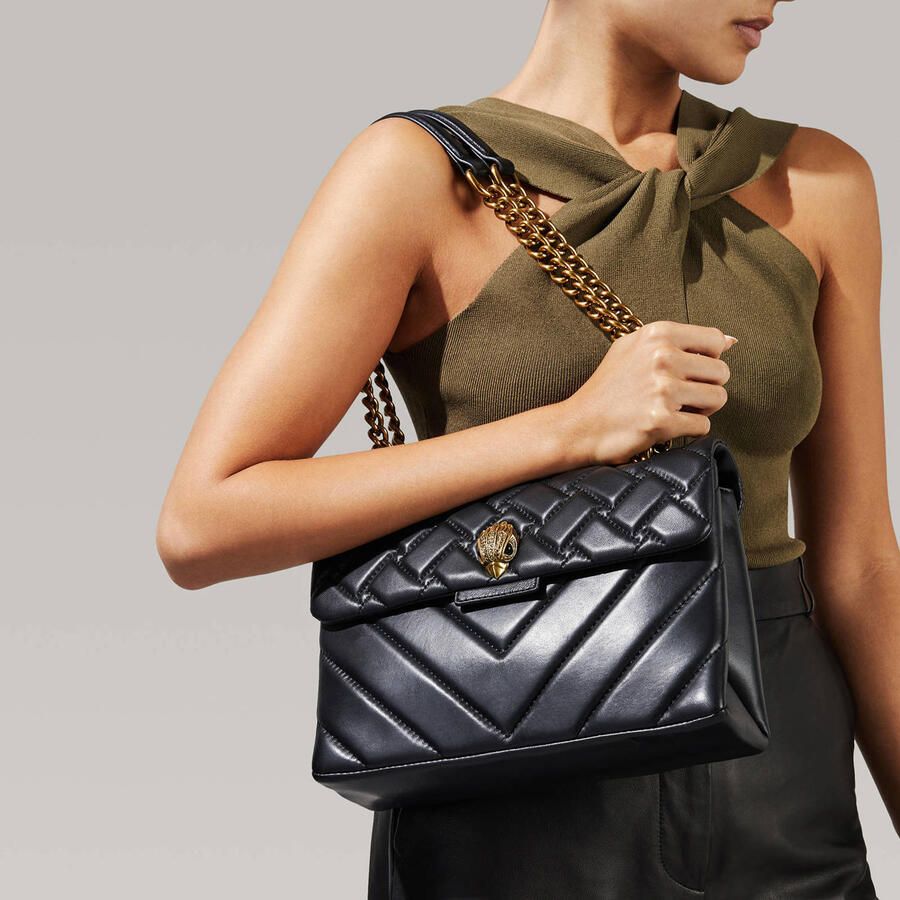 Kurt Geiger Zwarte tassen voor een stijlvolle uitstraling Black Dames