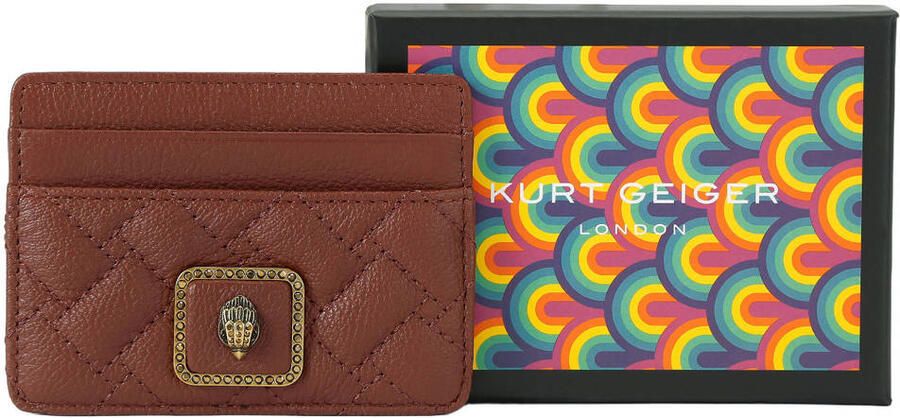 Kurt Geiger leren pasjeshouder Pimlico roodbruin - Foto 3